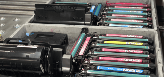 We sell tested and sorted empty toner and ink cartridges!