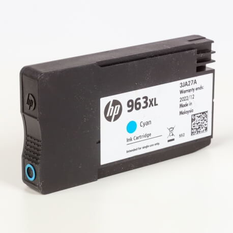 Auf dem Bild sehen Sie den Artikel3JA27AE-29AE von Hewlett-Packard. Dieses Tintenpatrone Modell eignet sich für die Wiederaufbereitung und wird daher zum Recycling angekauft.