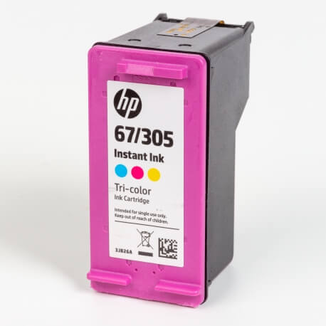 Auf dem Bild sehen Sie den Artikel3JB26AE Instant von Hewlett-Packard. Dieses Tintenpatrone Modell eignet sich für die Wiederaufbereitung und wird daher zum Recycling angekauft.