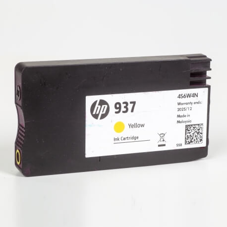 Auf dem Bild sehen Sie den Artikel4S6W2NE-4NE von Hewlett-Packard. Dieses Tintenpatrone Modell eignet sich für die Wiederaufbereitung und wird daher zum Recycling angekauft.