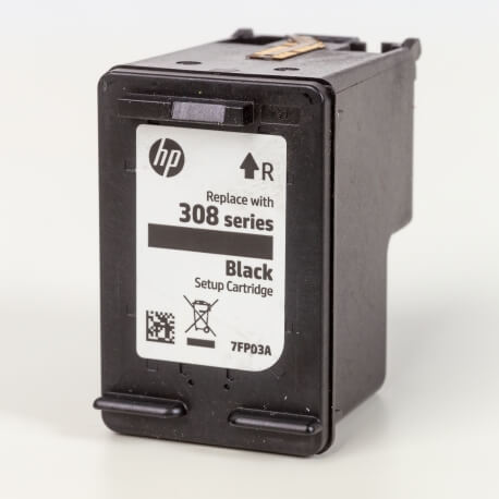 Auf dem Bild sehen Sie den Artikel7FP03AE Setup von Hewlett-Packard. Dieses Tintenpatrone Modell eignet sich für die Wiederaufbereitung und wird daher zum Recycling angekauft.