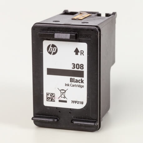 Auf dem Bild sehen Sie den Artikel7FP21UE von Hewlett-Packard. Dieses Tintenpatrone Modell eignet sich für die Wiederaufbereitung und wird daher zum Recycling angekauft.