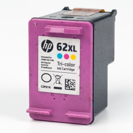 Auf dem Bild sehen Sie den ArtikelC2P07AE von Hewlett-Packard. Dieses Tintenpatrone Modell eignet sich für die Wiederaufbereitung und wird daher zum Recycling angekauft.