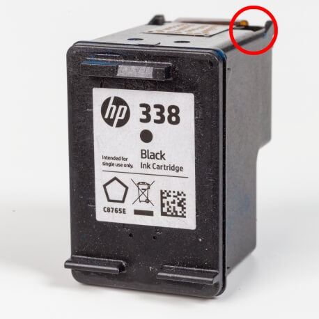 Auf dem Bild sehen Sie den ArtikelC8765EE XS von Hewlett-Packard. Dieses Tintenpatrone Modell eignet sich für die Wiederaufbereitung und wird daher zum Recycling angekauft.