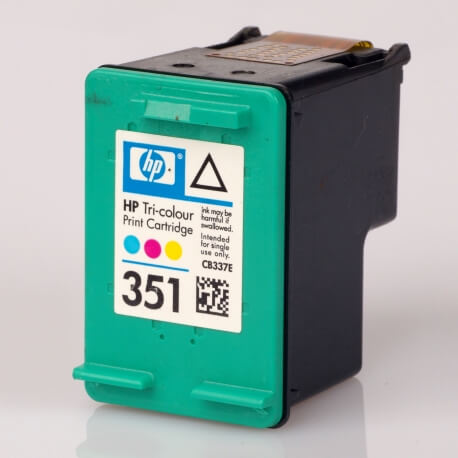 Auf dem Bild sehen Sie den ArtikelCB337EE von Hewlett-Packard. Dieses Tintenpatrone Modell eignet sich für die Wiederaufbereitung und wird daher zum Recycling angekauft.