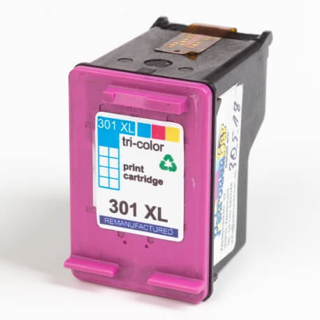 Auf dem Bild sehen Sie den ArtikelCH564EE von Hewlett-Packard. Dieses Tintenpatrone Modell eignet sich für das Recycling und wird daher angekauft.