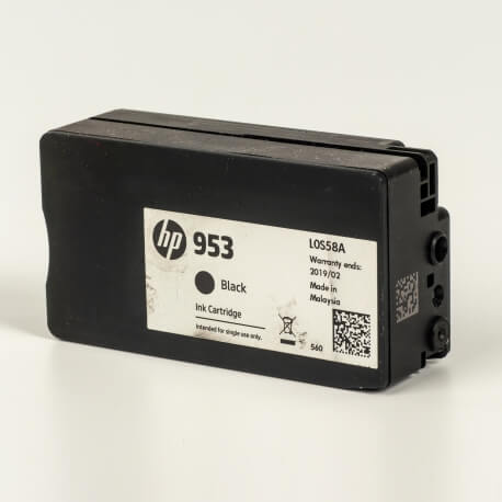 Auf dem Bild sehen Sie den ArtikelL0S58AE von Hewlett-Packard. Dieses Tintenpatrone Modell eignet sich für die Wiederaufbereitung und wird daher zum Recycling angekauft.