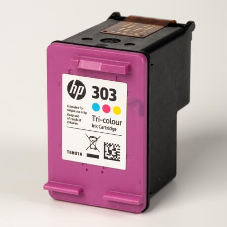 Auf dem Bild sehen Sie den ArtikelT6N01AE von Hewlett-Packard. Dieses Tintenpatrone Modell eignet sich für die Wiederaufbereitung und wird daher zum Recycling angekauft.