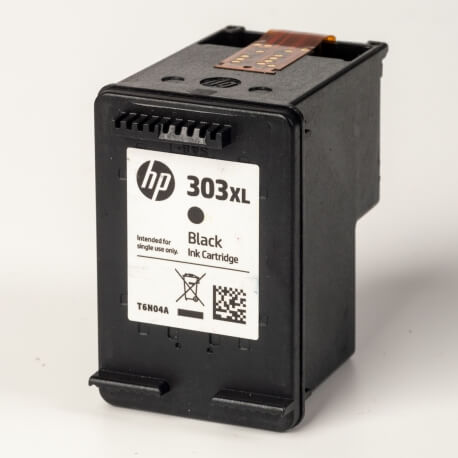 Auf dem Bild sehen Sie den ArtikelT6N04AE von Hewlett-Packard. Dieses Tintenpatrone Modell eignet sich für die Wiederaufbereitung und wird daher zum Recycling angekauft.