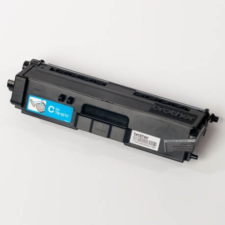 Auf dem Bild sehen Sie den ArtikelTN-321 von Brother. Dieses Toner Modell eignet sich für die Wiederaufbereitung und wird daher zum Recycling angekauft.