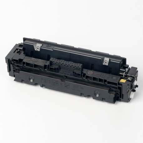 Auf dem Bild sehen Sie den ArtikelCF410X-13X von Hewlett-Packard. Dieses Toner Modell eignet sich für die Wiederaufbereitung und wird daher zum Recycling angekauft.