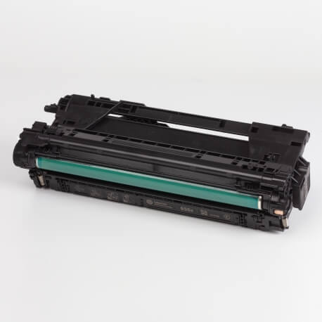 Auf dem Bild sehen Sie den ArtikelCF460X-63X von Hewlett-Packard. Dieses Toner Modell eignet sich für die Wiederaufbereitung und wird daher zum Recycling angekauft.