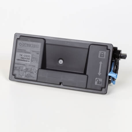 Auf dem Bild sehen Sie den ArtikelTK-3300 von Kyocera/Mita. Dieses Toner Modell eignet sich für die Wiederaufbereitung und wird daher zum Recycling angekauft.