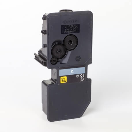 Auf dem Bild sehen Sie den ArtikelTK-5450 von Kyocera/Mita. Dieses Toner Modell eignet sich für die Wiederaufbereitung und wird daher zum Recycling angekauft.