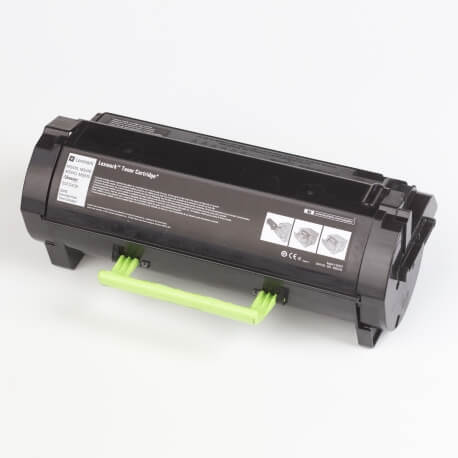 Auf dem Bild sehen Sie den Artikel50F2H00/0E von Lexmark. Dieses Toner Modell eignet sich für die Wiederaufbereitung und wird daher zum Recycling angekauft.