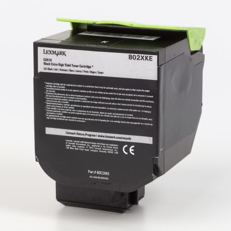Auf dem Bild sehen Sie den Artikel80C20C0-2XY0 von Lexmark. Dieses Toner Modell eignet sich für die Wiederaufbereitung und wird daher zum Recycling angekauft.