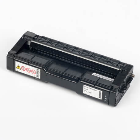 Auf dem Bild sehen Sie den Artikel407543-46 von Ricoh. Dieses Toner Modell eignet sich für die Wiederaufbereitung und wird daher zum Recycling angekauft.