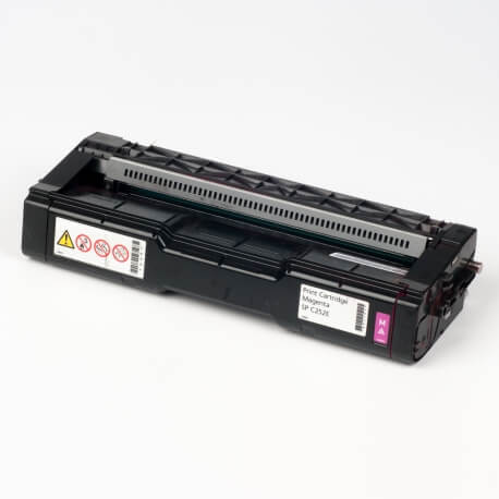 Auf dem Bild sehen Sie den Artikel407716-19 von Ricoh. Dieses Toner Modell eignet sich für die Wiederaufbereitung und wird daher zum Recycling angekauft.