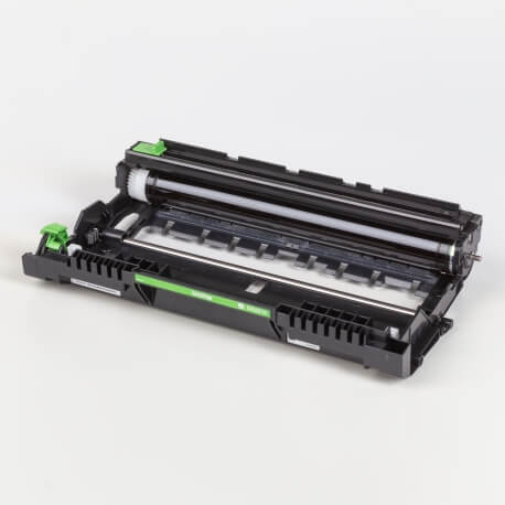 Auf dem Bild sehen Sie den ArtikelDR-2510 von Brother. Dieses Trommel Modell eignet sich für die Wiederaufbereitung und wird daher zum Recycling angekauft.