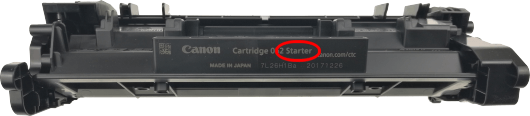 Starter criteria for Canon toner cartridges