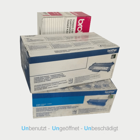 Auf dem Bild sehen Sie den ArtikelDR-3400 von Brother. Dieses Trommel Modell eignet sich für die Wiederverwendung und wird daher angekauft.